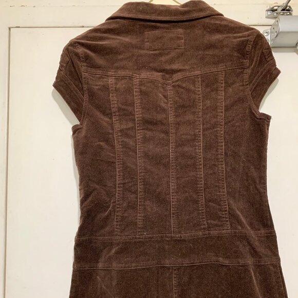 NEW VINTAGE POET CORDUROY SHORT SLEEVE DRESSES SIZE 11/M - Picture 7 of 9